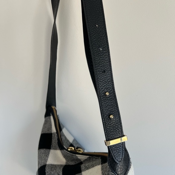 Talbots crossbody satchel style bag buffalo plaid - Picture 7 of 13